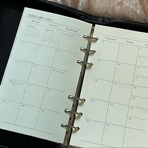 Vintage 1992 COACH LEATHERWARE Planner